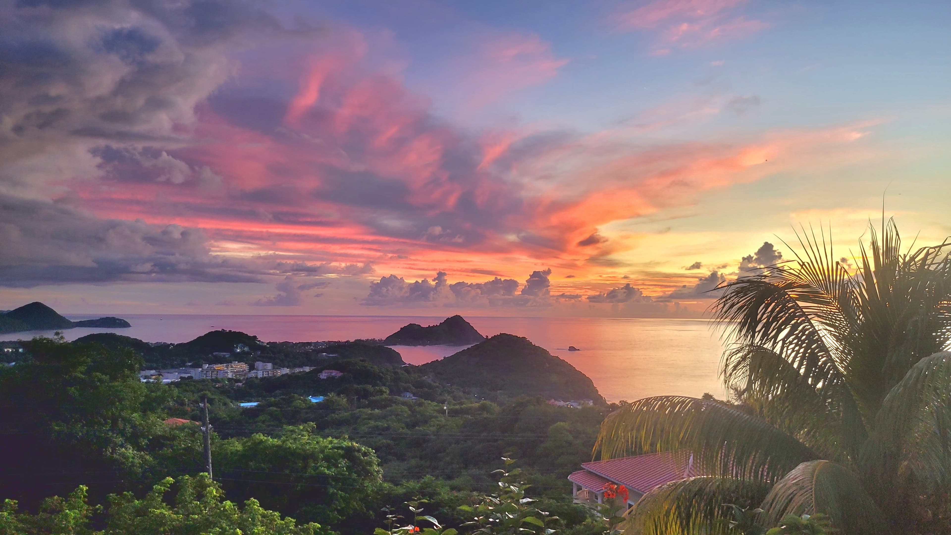 Stony Hill Estate venue overlooking Rodney Bay